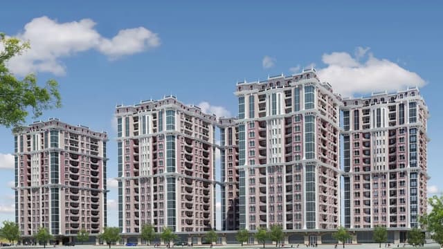 Sumgayit city, 16th district — design of a high-rise residential building complex
