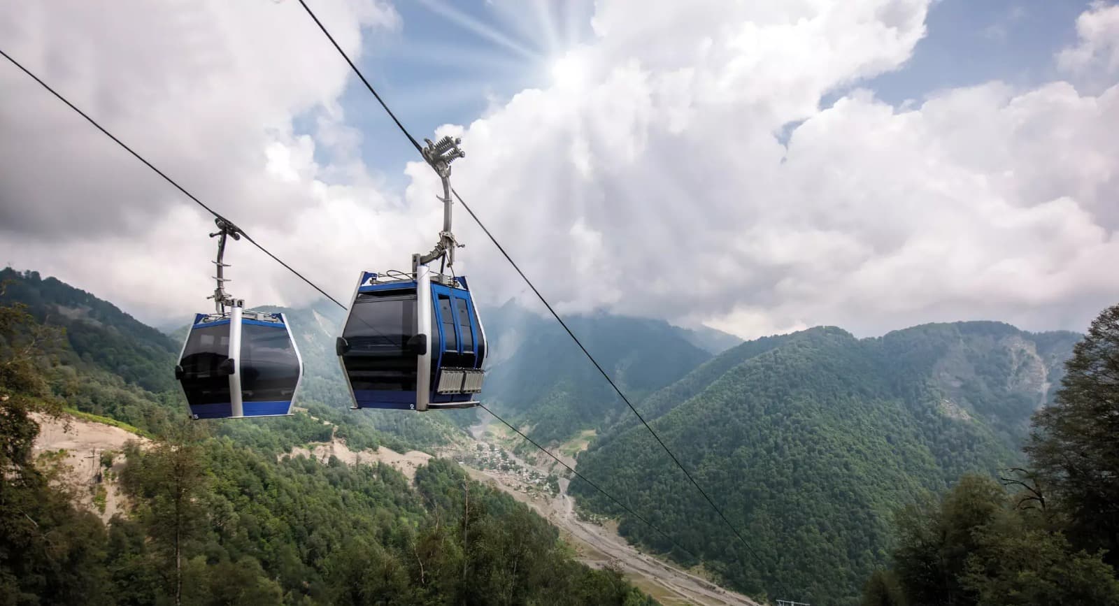 Канатная дорога в Балакене